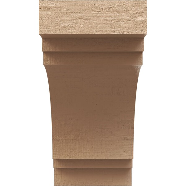 11in. W X 22in. D X 22in. H Series 1 Pescadero Rough Cedar Woodgrain TimberThane Corbel, Primed Tan